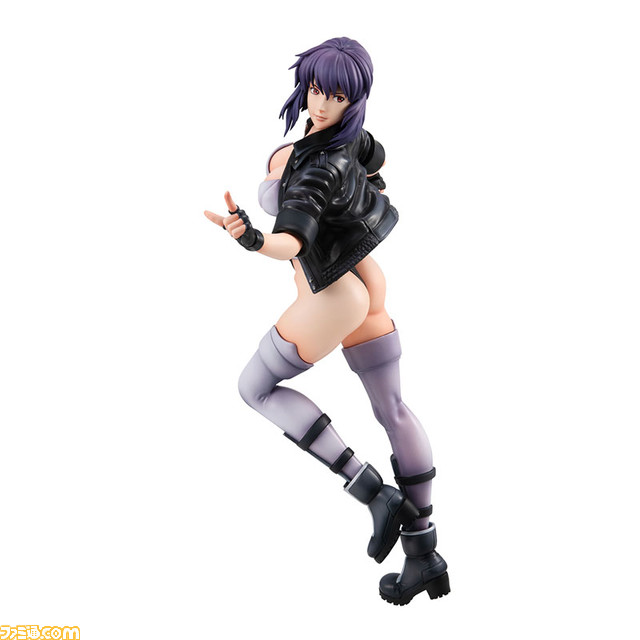 『攻殻機動隊』草薙素子が原点の姿でフィギュア化。印象的なボディスーツやジャケット、ブーツ、銃などの細かな部分も再現