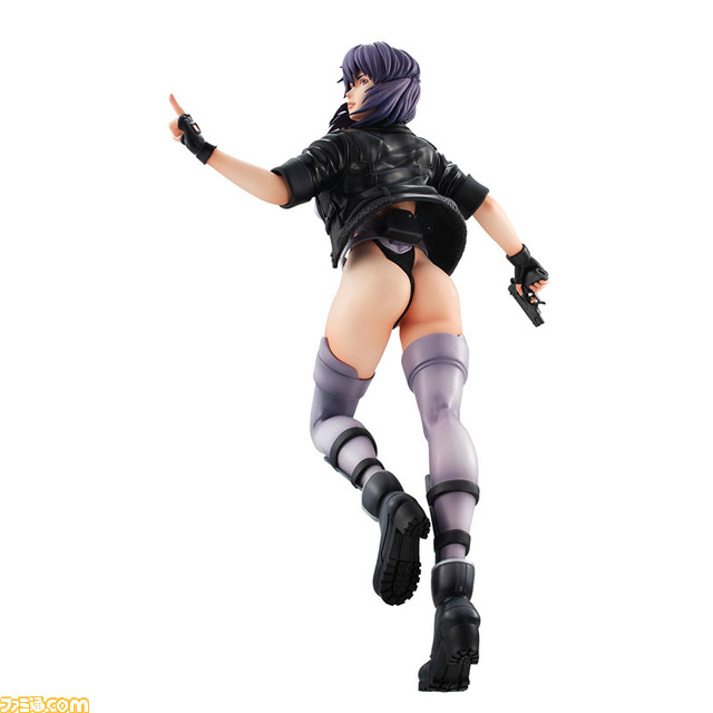 『攻殻機動隊』草薙素子が原点の姿でフィギュア化。印象的なボディスーツやジャケット、ブーツ、銃などの細かな部分も再現