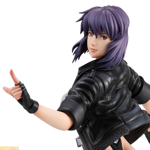 『攻殻機動隊』草薙素子が原点の姿でフィギュア化。印象的なボディスーツやジャケット、ブーツ、銃などの細かな部分も再現