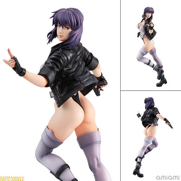 『攻殻機動隊』草薙素子が原点の姿でフィギュア化。印象的なボディスーツやジャケット、ブーツ、銃などの細かな部分も再現