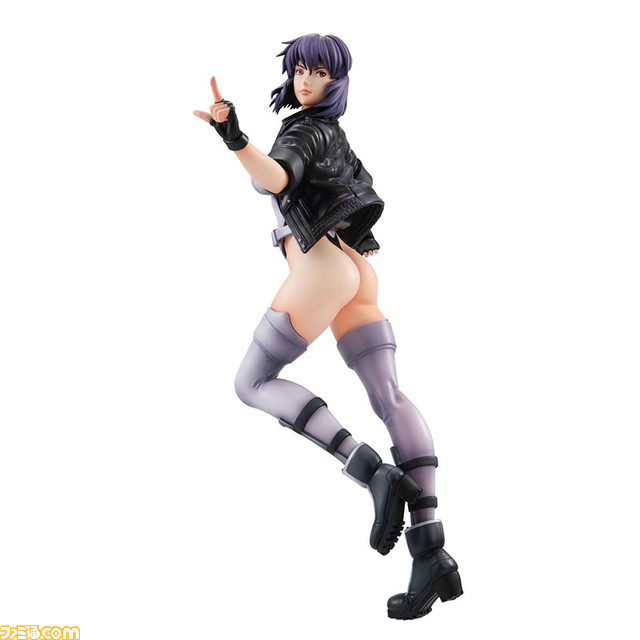 『攻殻機動隊』草薙素子が原点の姿でフィギュア化。印象的なボディスーツやジャケット、ブーツ、銃などの細かな部分も再現