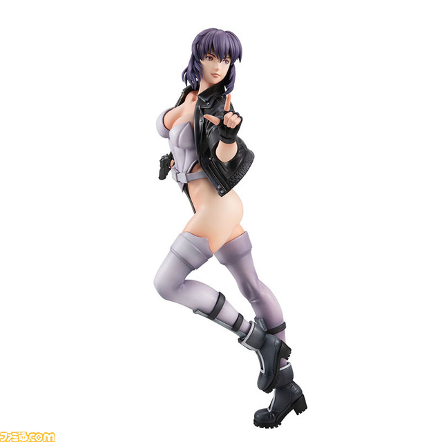 『攻殻機動隊』草薙素子が原点の姿でフィギュア化。印象的なボディスーツやジャケット、ブーツ、銃などの細かな部分も再現