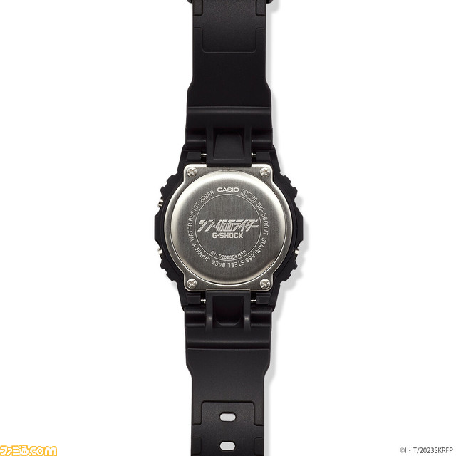 映画『シン・仮面ライダー』ショッカーモデルのG-SHOCKが登場したが……在庫完売。文字盤にはエンブレムを施し、液晶やバンドは構成員をイメージする黒で統一