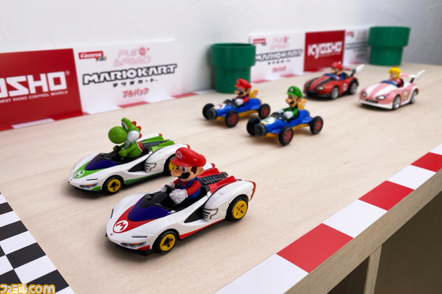 『マリオカート』ミニカーが全国のファミリーマートで4月20日より発売。マリオはG-フォース、ワイルドスター、Pウイングの3種で登場
