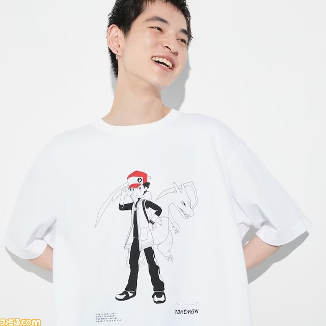 『ポケモンマスターズ EX』ユニクロUTが6月中旬に発売。レッド&リザードンのバディ感あふれるTシャツがクール