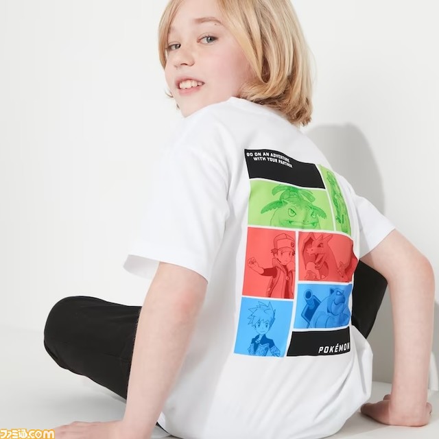 『ポケモンマスターズ EX』ユニクロUTが6月中旬に発売。レッド&リザードンのバディ感あふれるTシャツがクール