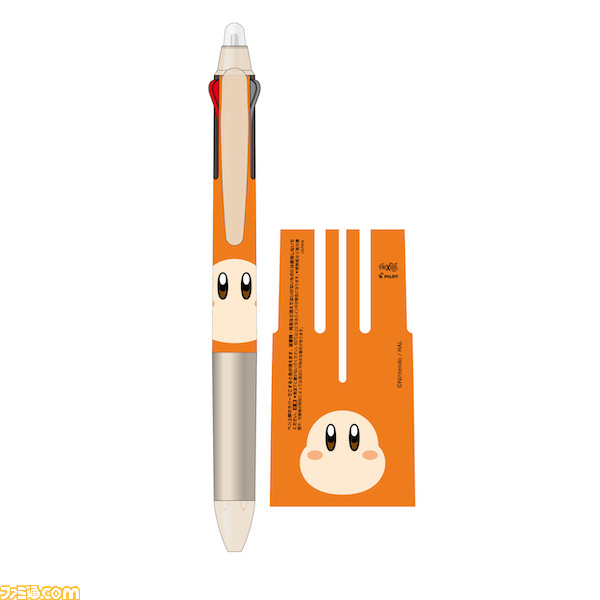 『星のカービィ』ワドルディ&カービィ柄のボールペンが登場。つぶらな瞳で癒しをお届け