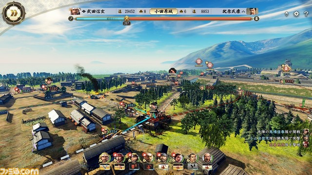 『信長の野望･新生 with パワーアップキット』200以上の専用マップが用意された“攻城戦”の最新情報が公開。山城や平城など各城に合わせた戦術が重要に