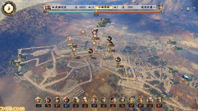 『信長の野望･新生 with パワーアップキット』200以上の専用マップが用意された“攻城戦”の最新情報が公開。山城や平城など各城に合わせた戦術が重要に