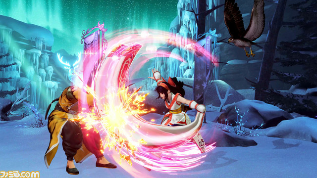 『KOF15』クロスプレイ機能に対応したオープンβテストが4月28日～4月30日に実施。DLC含む全キャラ（総勢54体）を使用可能