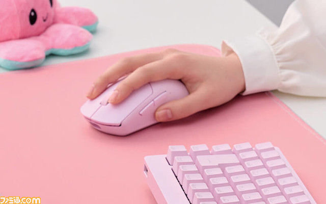 “ELECOM GAMING V custom”のゲーミングマウス&キーボードにピンクとホワイトが追加。エレコムの直販サイトにて限定販売