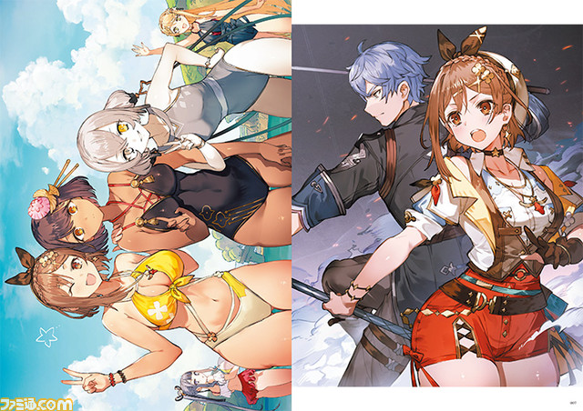 『ライザのアトリエ３』公式ビジュアルコレクションが本日（5/12）発売。店舗特典や雑誌掲載の描き下ろしなどライザたちの美麗なイラストが盛りだくさん