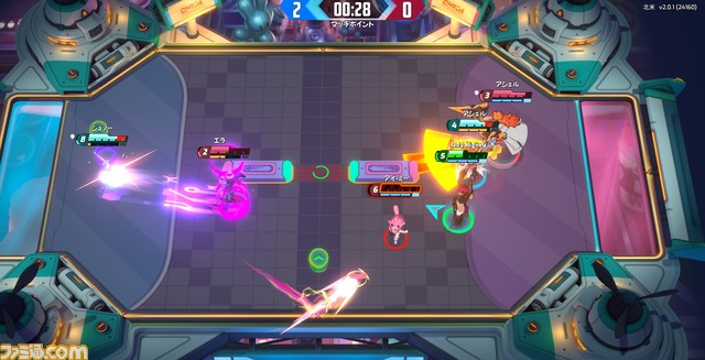 エアホッケー風オンライン対戦ゲーム『オメガストライカーズ』基本プレイ無料で配信開始。協力プレイ&適切なタイミングでのアビリティが勝利の鍵