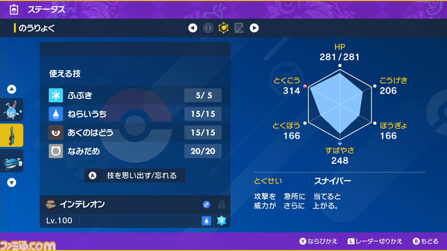 【ポケモンSV攻略】最強インテレオン育成論。サンのみを使ったロマンコンボを紹介【スカーレット・バイオレット】