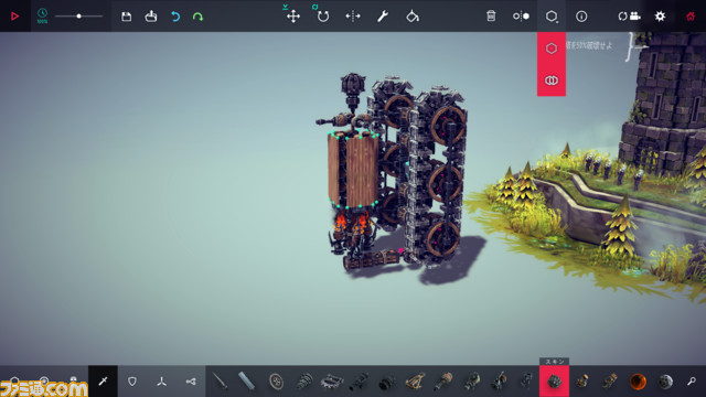 物理学×トンデモ兵器ゲーム『Besiege』学生時代ぶりの自由研究でいろいろ木っ端みじんにしよう! ミサイル戦車の作り方~爆発に無限軌道を添えて~【おすすめゲームレビュー】