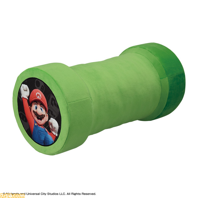 映画『スーパーマリオ』一番くじが5月13日に発売。スーパーキノコ、ハテナブロックなど抱き心地のよさそうなクッションが登場