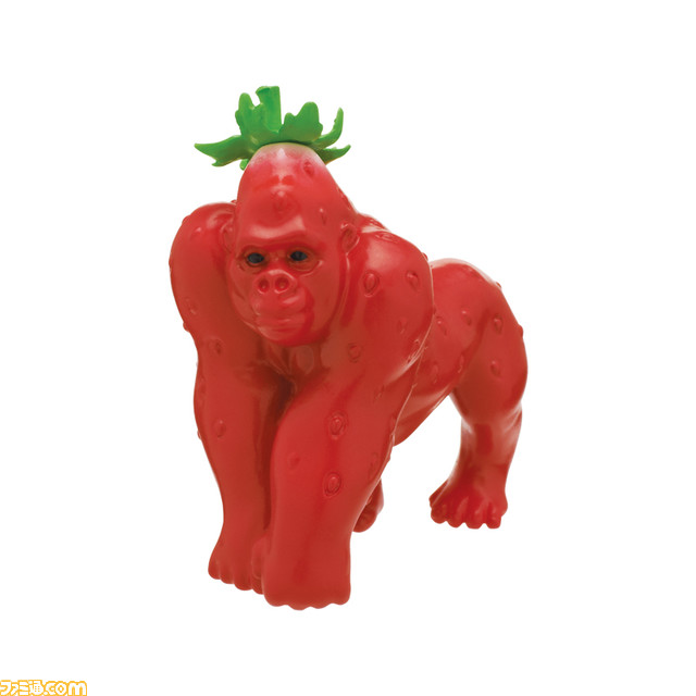 “いちご×ゴリラ”・“コロッケ×ねこ”など食べ物と動物を掛け合わせた新感覚フィギュアが登場。リアルな質感や独特な表情がどこかクセになる！