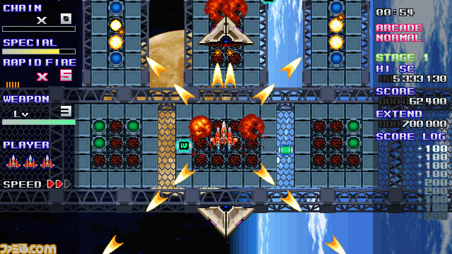 高橋名人監修の連打シューティング『スターガニアン』体験版リリース。縦横無尽にショットを放つ爽快感が味わえる