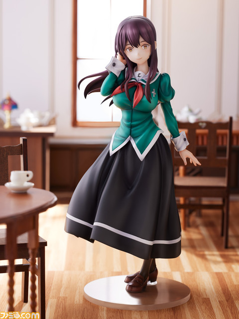 私の百合はお仕事です!』白鷺陽芽と綾小路美月の1/7スケールフィギュアが登場。ふたりの表情、指先、制服などの細部をこだわって再現 | ゲーム・エンタメ最新情報のファミ通.com
