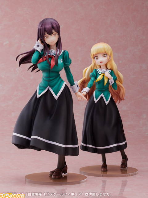 『私の百合はお仕事です！』白鷺陽芽と綾小路美月の1/7スケールフィギュアが登場。ふたりの表情、指先、制服などをこだわって再現