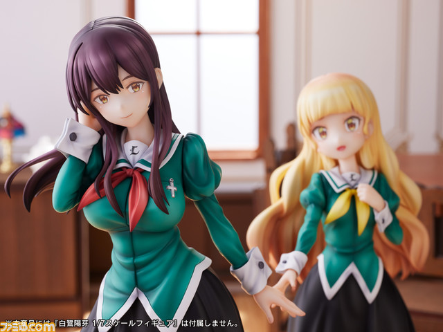 『私の百合はお仕事です！』白鷺陽芽と綾小路美月の1/7スケールフィギュアが登場。ふたりの表情、指先、制服などをこだわって再現