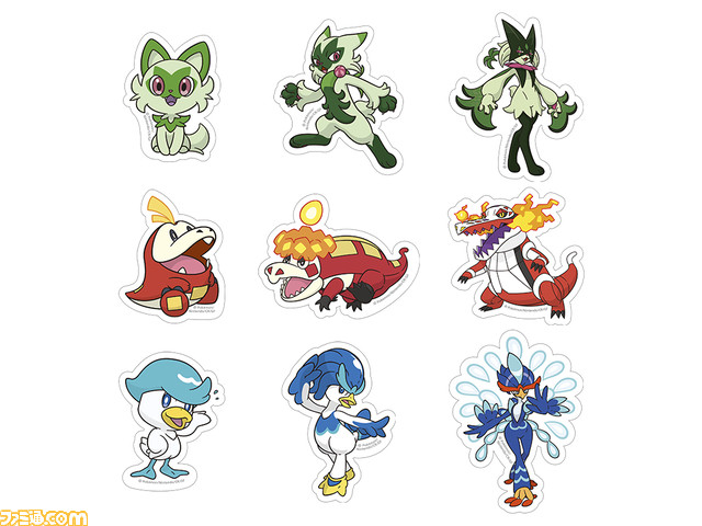 『ポケモンSV』パルデア地方のポケモン全123種のステッカーがポケモンセンターオンラインにて販売。シャリタツ、ノココッチたちのすがた違いも用意！
