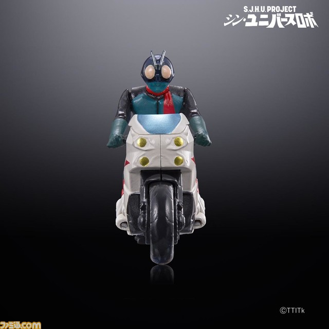 【シン・ユニバースロボ】本日(5/19)16時から予約開始。ゴジラ、エヴァ初号機、ウルトラマン、仮面ライダーが奇跡の合体!?【S.J.H.U.PROJECT】