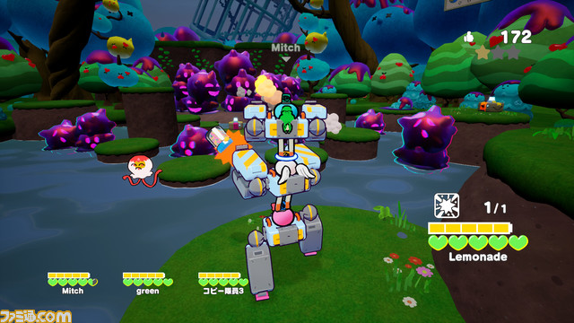 『グリッチバスターズ:スタックオンユー』が本日(5/23)より発売。4人で協力してコンピューターウイルスを退治するアクションシューター