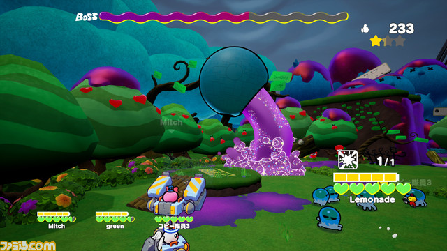 『グリッチバスターズ:スタックオンユー』が本日(5/23)より発売。4人で協力してコンピューターウイルスを退治するアクションシューター