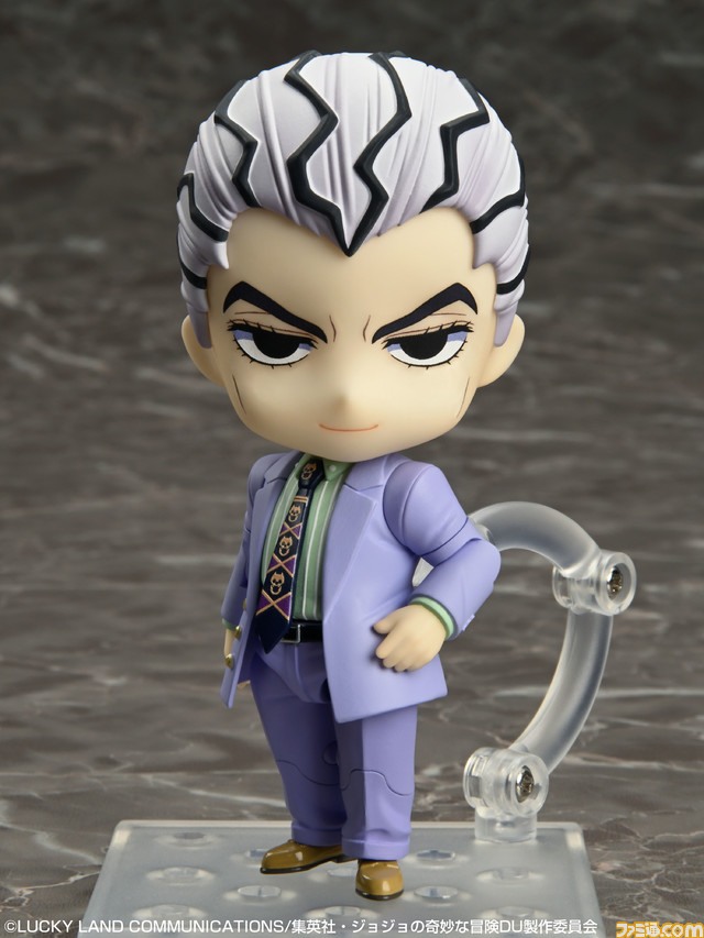 アニメ『ジョジョの奇妙な冒険 ダイヤモンドは砕けない』吉良吉影をねんどろいど化。サンジェルメンの袋やシアーハートアタックなどのオプションパーツつき