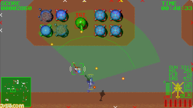 『GyroGunner』ニンテンドースイッチ版が6/1に決定。6/20まで20%オフのセール価格で販売。ミサイルなどを装備したヘリを操作して敵拠点を制圧しよう