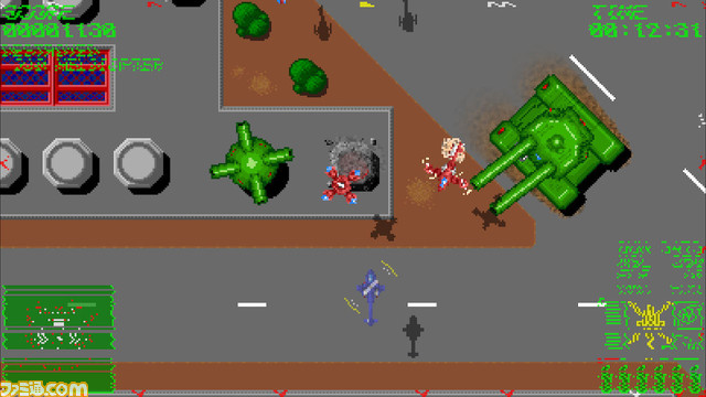 『GyroGunner』ニンテンドースイッチ版が6/1に決定。6/20まで20%オフのセール価格で販売。ミサイルなどを装備したヘリを操作して敵拠点を制圧しよう