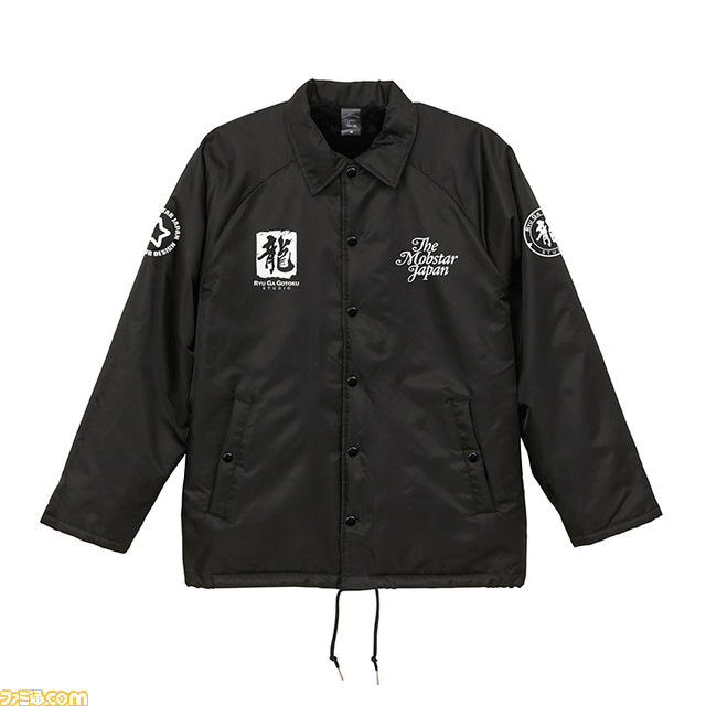 龍が如くスタジオとTHE MOBSTAR JAPANのコラボジャケットがセガストアで予約開始。モノトーンプリントがスタイリッシュな冬に大活躍してくれる1枚