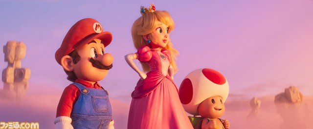 『ザ・スーパーマリオブラザーズ・ムービー』日本での洋画アニメ史上最速で興行収入100億円を突破! レインボーロードを背景にした特別イラストも公開