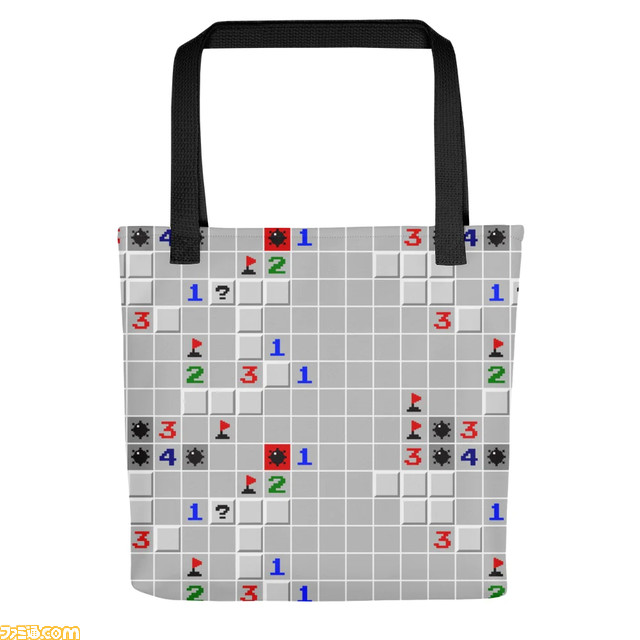 『マインスイーパー』がまさかのグッズ化! 爆弾の場所を予測する例のゲーム画面を大胆にあしらったトートバッグ、スマホケース、ブランケットなどが登場