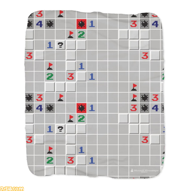 『マインスイーパー』がまさかのグッズ化! 爆弾の場所を予測する例のゲーム画面を大胆にあしらったトートバッグ、スマホケース、ブランケットなどが登場