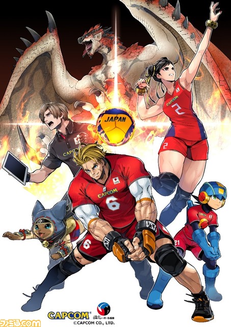 カプコン×日本バレーボール協会のコラボにて『ストリートファイター』より春麗のユニフォーム姿が公開