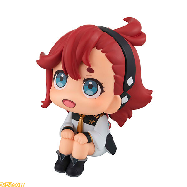 『ガンダム 水星の魔女』スレッタとミオリネが体育座りでこちらを見上げる“るかっぷ”フィギュアが予約開始。デスクなどに飾りやすい手のひらサイズ