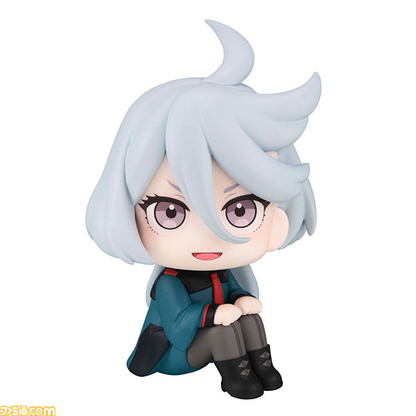 『ガンダム 水星の魔女』スレッタとミオリネが体育座りでこちらを見上げる“るかっぷ”フィギュアが予約開始。デスクなどに飾りやすい手のひらサイズ