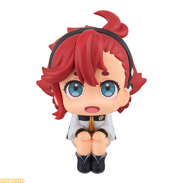 『ガンダム 水星の魔女』スレッタとミオリネが体育座りでこちらを見上げる“るかっぷ”フィギュアが予約開始。デスクなどに飾りやすい手のひらサイズ