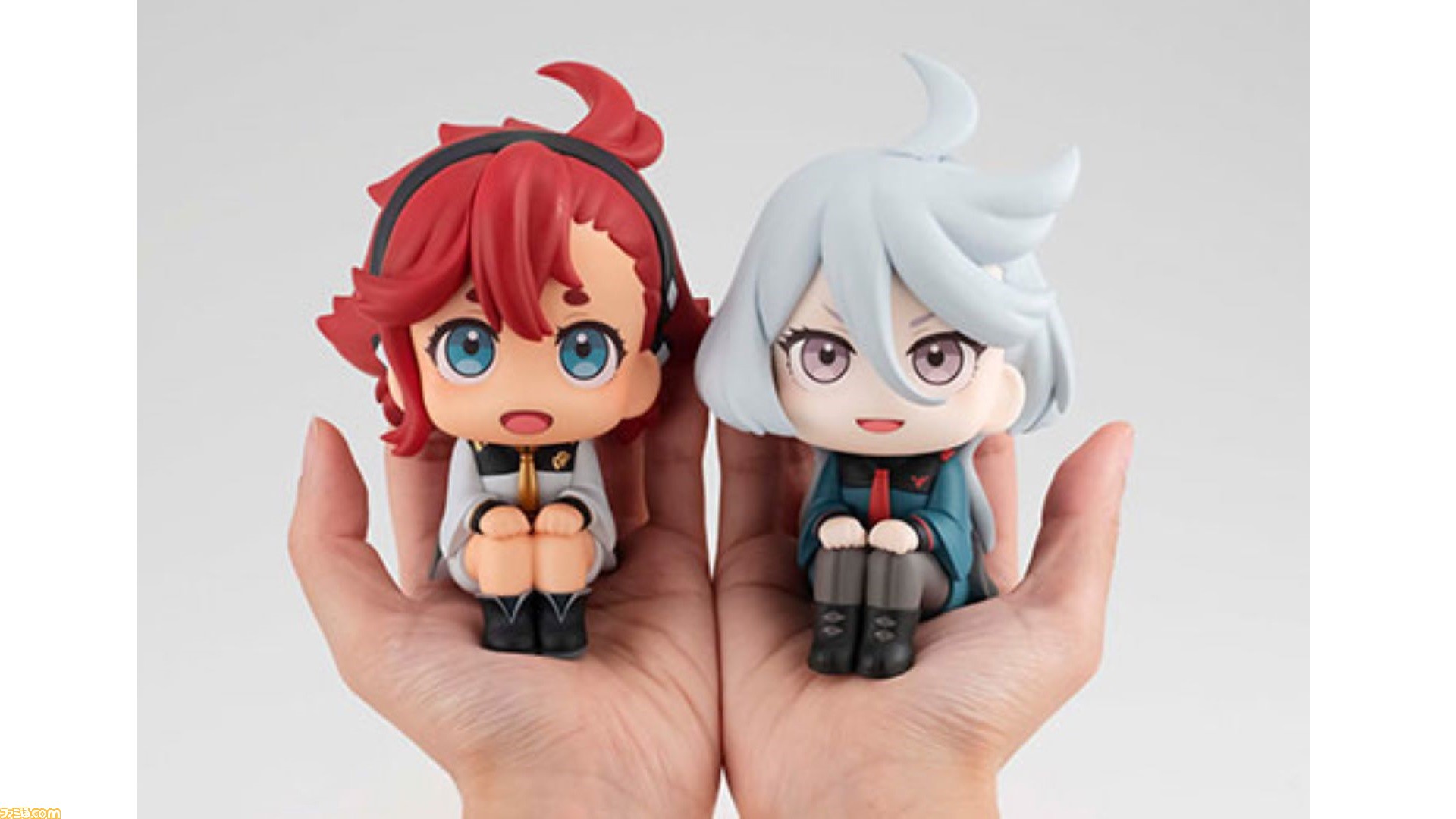 ガンダム 水星の魔女』スレッタとミオリネの体育座りフィギュア“るかっ