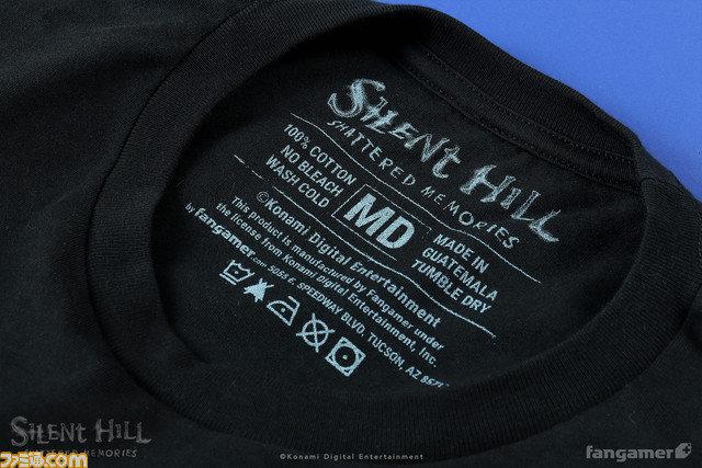 『サイレントヒル シャッタードメモリーズ』ハリー・メイソンを描いたTシャツが発売。暗所でほのかに光る