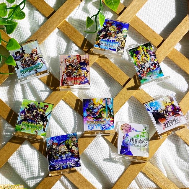 『世界樹の迷宮I・II・III HDリマスター』冒険者たちを描いたキャラファイングラフ、歴代パッケージイラストのアクスタなど新グッズが登場