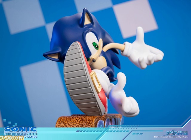 『ソニックアドベンチャー』よりソニック・ザ・ヘッジホッグがフィギュア化。コレクターズエディションには台座が光る仕掛けつき