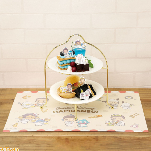 『ゴールデンカムイ』×サンリオカフェが6月16日より順次開催。仕上げが豪快すぎる“牛山とこぎみゅんのオムナポリタン”がすごい