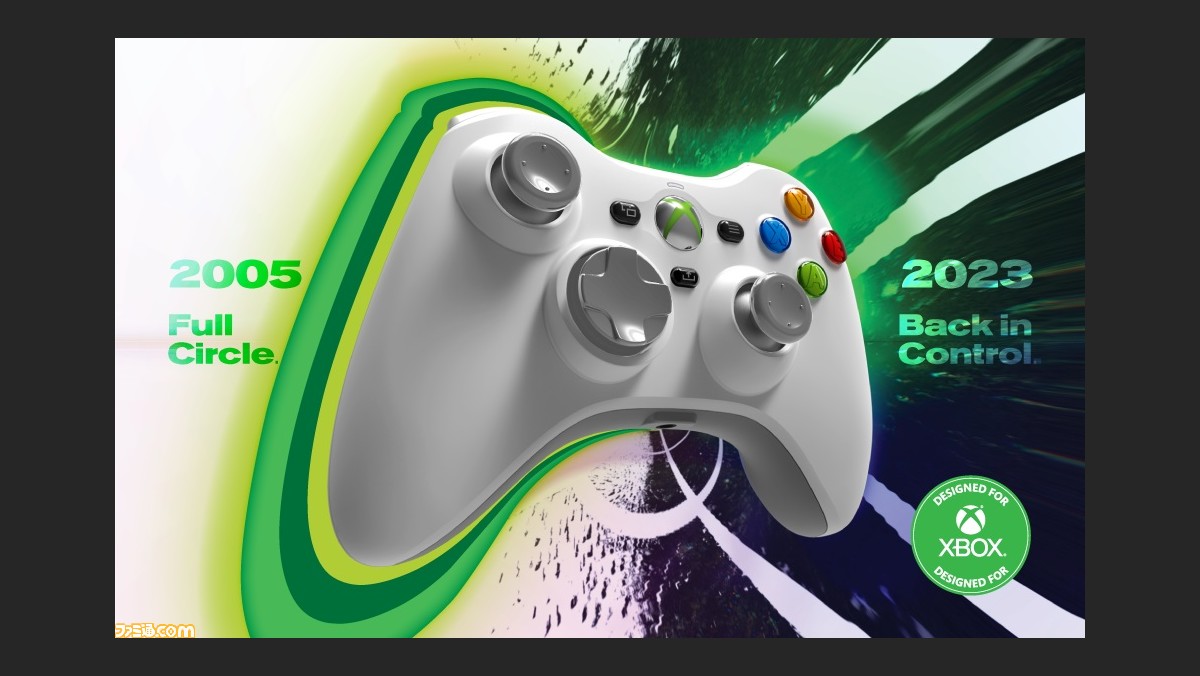 Xbox 360リメイクコントローラーが8月10日に発売決定。Xbox Series X|S
