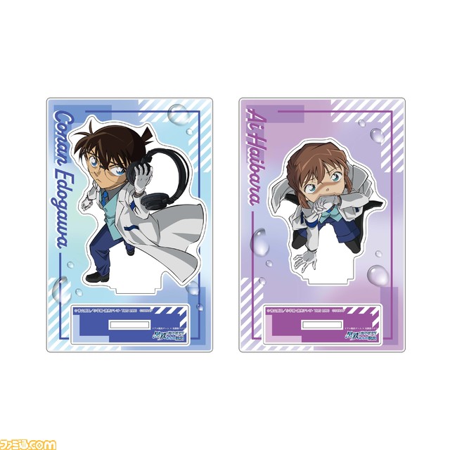 『名探偵コナン』リアル脱出ゲームにてコナンと灰原の描き下ろしグッズが販売。本イベントのビジュアルを使用したアクリルパネルやクリアファイルなどが登場