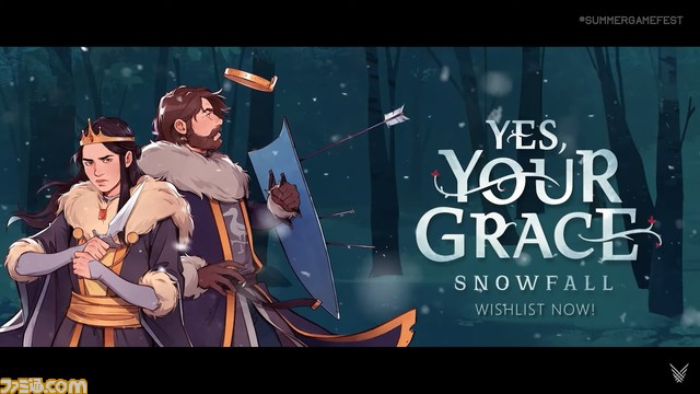 王国運営RPG『イエス・ユア グレース: Snowfall』が2024年にSwitch/XB/Steamにて登場【Summer Game Fest】