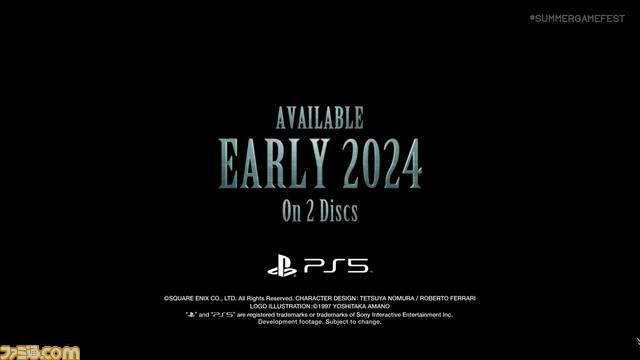 『FF7 リバース』発売日は2024年初頭でディスク2枚組に。広大なミッドガルに、連携攻撃、イリーナなどの姿も【Summer Game Fest】