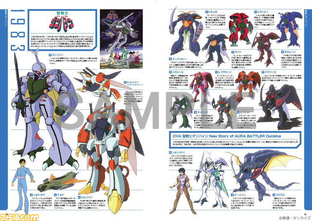 『装甲騎兵ボトムズ』『聖戦士ダンバイン』など……。80年代のサンライズメカをピックアップした書籍が発売決定